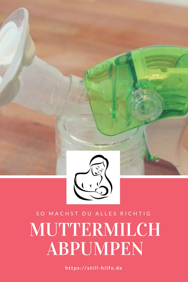 Muttermilch Richtig Abpumpen Still Hilfe De